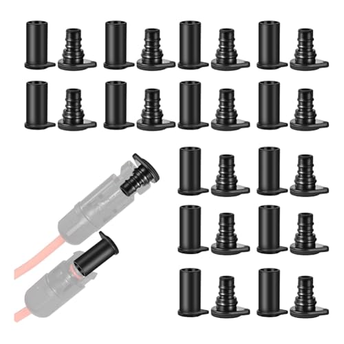 Correa 50 Paar Anschlusskappen für Solarmodule, Staubdichte Anschlusskappen für Solarmodule, Widerstandsfähige Stecker- und Buchsenkappen für Solaranschlüsse Correa 50 Paar Anschlusskappen für Solarmodule, Staubdichte Anschlusskappen für Solarmodule, Widerstandsfähige Stecker- und Buchsenkappen für Solaranschlüsse von Correa