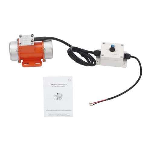 Correa 60 W DC 12 V Elektrischer Vibrationsmotor mit Drehzahlregler Bürstenloser Hochgeschwindigkeitsmotor Legierungsbetonrüttler 4000 Min von Correa