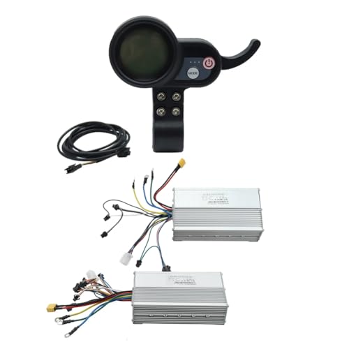 Correa 60V 50A Bürstenloser Controller Dual Motor + 36V-60V LCD-Display-Armaturenbrett für Elektroroller-E-Bike-Ersatzteile Correa 60V 50A Bürstenloser Controller Dual Motor + 36V-60V LCD-Display-Armaturenbrett für Elektroroller-E-Bike-Ersatzteile von Correa