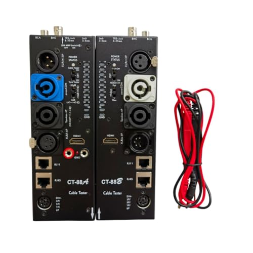 Correa Drahttester CT-88 Separate XLR-Signallinienmesser -Kompatibel für Kabelprüfer Correa Drahttester CT-88 Separate XLR-Signallinienmesser -Kompatibel für Kabelprüfer von Correa