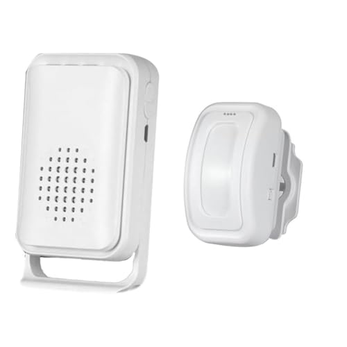 Correa Kabelloser Pflegeruf Pager Bewegungsmelder Alarmanlage für Zuhause/Senioren/Demenz von Correa