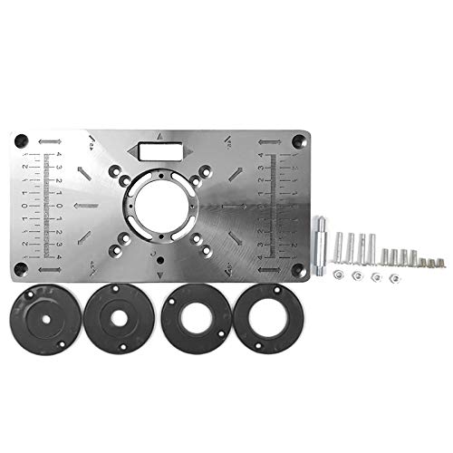 Correa Router Tisch Einsatz Platte Bearbeitungs BäNke Tisch SäGen für Multifunktionale Platte Maschinen Gravur 4 Ringe Werkzeug von Correa