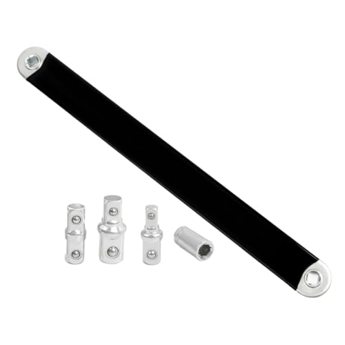 Correa Schlagfertiger, Gekröpfter Verlängerungsschlüsselsatz, Ratschenverlängerung, Schraubenschlüssel für Enge Stellen mit Universaladaptern Correa Schlagfertiger, Gekröpfter Verlängerungsschlüsselsatz, Ratschenverlängerung, Schraubenschlüssel für Enge Stellen mit Universaladaptern von Correa