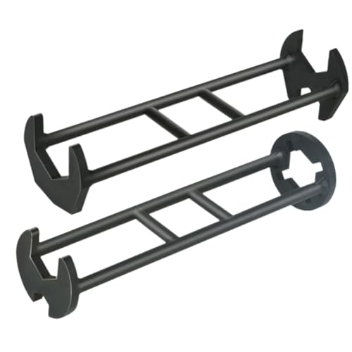 Correa Universeller Spülbeckenschlüssel, Spülbeckenschlüssel, Wasserhahn-Sanitärwerkzeug, Drehbarer, Hochfester Untertisch-Wasserhahnschlüssel, Einfach zu Verwenden von Correa