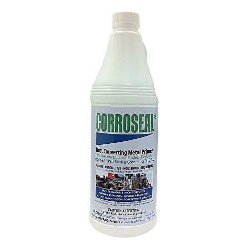 Corroseal Rostumwandler auf Wasserbasis, Metallgrundierung, Rostumwandler – 1 Qt von Corroseal