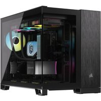 Corsair Zwei-Kammer PC Gehäuse 2500X Micro-ATX schwarz/obsidian aluminium von Corsair