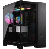 Corsair Zwei-Kammer PC Gehäuse 6500X Mid-Tower schwarz/obsidian aluminium von Corsair