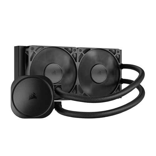 CORSAIR Nautilus 240 RS CPU-Flüssigkeitskühler – 240mm AIO – Geräuscharm – Direkter Mainboard-Anschluss – Intel LGA 1851/1700, AMD AM5/AM4 – 2X RS120-Ventilatoren Inbegriffen – Schwarz CORSAIR Nautilus 240 RS CPU-Flüssigkeitskühler – 240mm AIO – Geräuscharm – Direkter Mainboard-Anschluss – Intel LGA 1851/1700, AMD AM5/AM4 – 2X RS120-Ventilatoren Inbegriffen – Schwarz von Corsair