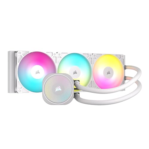CORSAIR Nautilus 360 RS ARGB CPU-Flüssigkeitskühler – 360mm AIO – Geräuscharm – Direkter Mainboard-Anschluss – Intel LGA 1851/1700, AMD AM5/AM4 – 3X RS120 ARGB-Ventilatoren Inbegriffen – Weiß CORSAIR Nautilus 360 RS ARGB CPU-Flüssigkeitskühler – 360mm AIO – Geräuscharm – Direkter Mainboard-Anschluss – Intel LGA 1851/1700, AMD AM5/AM4 – 3X RS120 ARGB-Ventilatoren Inbegriffen – Weiß von Corsair