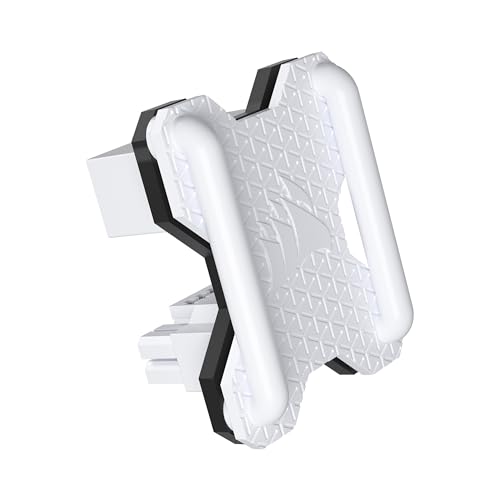 CORSAIR PCIe 5.x 180° 12V-2x6 GPU Power Bridge - Für NVIDIA® GeForce RTX™ 40 und 50 Series Grafikkarten - Optimiertes Kabelmanagement - Stil A - Weiß von Corsair