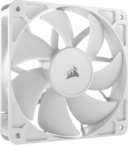 CORSAIR RS120 120mm PWM-Lüfter – Daisy-Chain-Verbindung – Geräuscharm – Magnetisches Dome-Lager – Einzelpackung – Weiß CORSAIR RS120 120mm PWM-Lüfter – Daisy-Chain-Verbindung – Geräuscharm – Magnetisches Dome-Lager – Einzelpackung – Weiß von Corsair