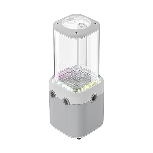 CORSAIR iCUE LINK XD5 RGB Elite Pumpen-/Ausgleichsbehälter-Kombination - D5 PWM-Pumpe - 22 Adressierbare RGB-LEDs - Transparenter 440-ml -Ausgleichsbehälter - Weiß von Corsair