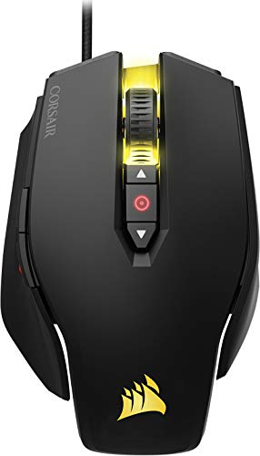 Corsair M65 PRO RGB Optisch Gaming Maus (RGB-LED-Hintergrundbeleuchtung, 12000 DPI) schwarz von Corsair