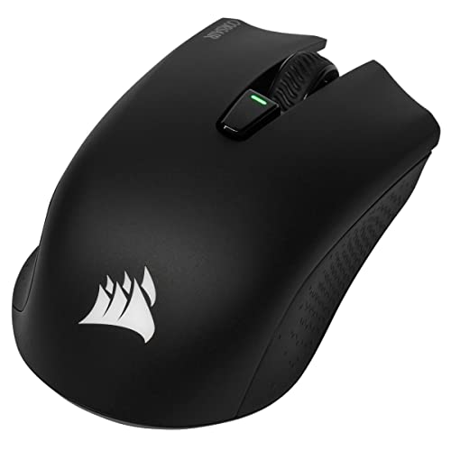 CORSAIR HARPOON WIRELESS RGB Lightweight FPS/MOBA Gaming Mouse - 10.000 DPI - 6 Programmierbare Tasten - Low-Latency Bluetooth - iCUE-Kompatibel - PC, Mac, PS5, PS4, Xbox - Schwarz von Corsair