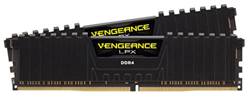 Corsair CMK16GX4M2Z3600C18 Vengeance LPX 16GB (2x8GB) DDR4 3600MHz C18 XMP 2.0 High Performance Desktop Arbeitsspeicher Kit Schwarz von Corsair