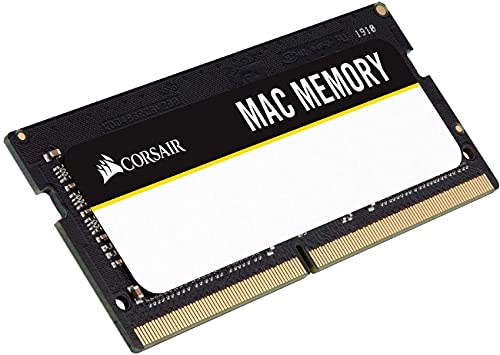 Corsair Mac Memory SODIMM 16GB (2x8GB) DDR3 1333MHz CL9 Speicher für Mac-Systeme, Apple-Qualifiziert - Schwarz von Corsair