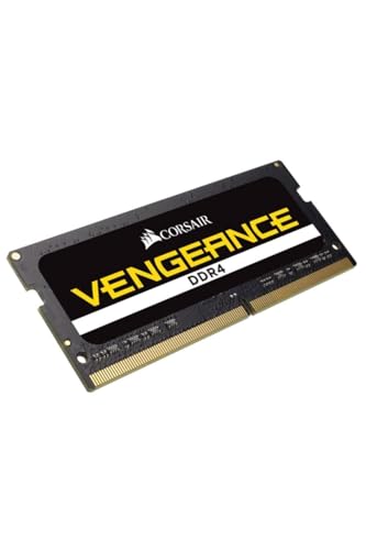 Corsair Vengeance SODIMM 16GB (2x8GB) DDR4 2666MHz CL18 Speicher für Laptop/Notebooks (Unterstützung für Intel Core™ i5 und i7 Prozessoren der 6. Generation) Schwarz von Corsair