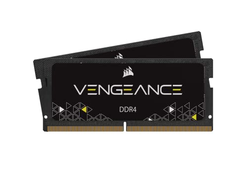 Corsair Vengeance SODIMM 8GB (2x4GB) DDR4 2666MHz CL18 Speicher für Laptop/Notebooks (Unterstützung für Intel Core™ i5 und i7 Prozessoren der 6. Generation) Schwarz von Corsair