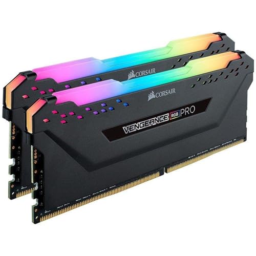 Corsair Vengeance RGB PRO 16GB (2x8GB) DDR4 3600MHz C18 XMP 2.0 Enthusiast RGB LED-Beleuchtung Speicherkit - schwarz von Corsair