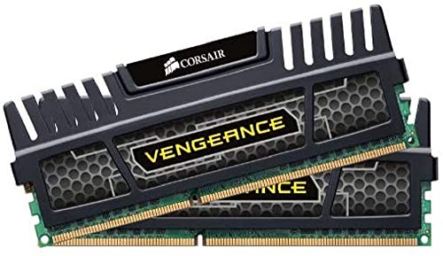 Corsair CMZ16GX3M2A1600C9 Vengeance 16GB Arbeitsspeicher ((2x8GB) DDR3 1600 Mhz CL9 XMP) schwarz von Corsair