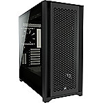 Corsair Computergehäuse 5000D Midi Tower Stahl, Gehärtetes Glas Schwarz von Corsair