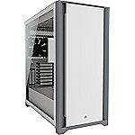 Corsair Computergehäuse 5000D Midi Tower Stahl, Gehärtetes Glas Weiß von Corsair