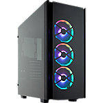 Corsair Computergehäuse 500D Midi Tower Kunststoff, Stahl, Gehärtetes Glas Schwarz von Corsair