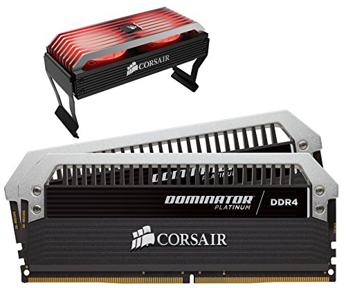 Corsair Dominator Platinum DDR4 Hochleistungs-Arbeitsspeicher Kit (mit Dominator Airflow RGB LED Kühler, 16GB (2x8GB) 3466 MHz C16 XMP 2.0) von Corsair