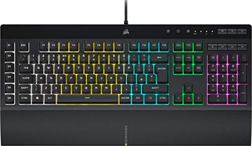 Corsair K55 RGB Pro – Dynamische RGB-Hintergrundbeleuchtung – – IP42 Staub- und spritzwassergeschützt ( QWERTY ) Corsair K55 RGB Pro – Dynamische RGB-Hintergrundbeleuchtung – – IP42 Staub- und spritzwassergeschützt ( QWERTY ) von Corsair