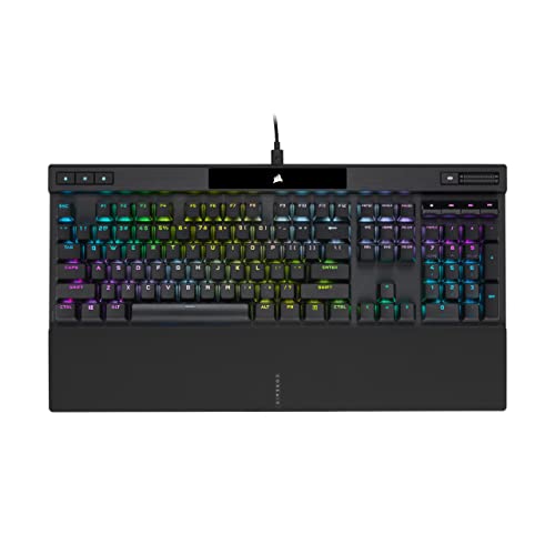 Corsair K70 RGB PRO Kabelgebundene mechanische Gaming-Tastatur (Cherry MX RGB Blue Switches: taktil und klickend, 8.000 Hz Hyper-Polling, PBT Double-Shot PRO-Tastenkappen, von Corsair