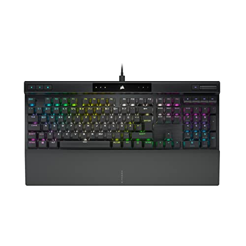 CORSAIR K70 RGB PRO Mechanische Kabelgebundene Gaming-Tastatur - CHERRY MX RED Linear Switches - PBT Double-Shot Keycaps - iCUE-Kompatibel - QWERTZ DE - PC, Mac, Xbox - Schwarz von Corsair