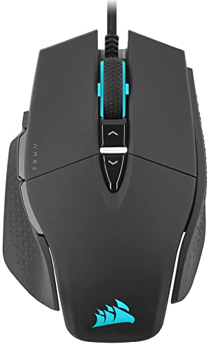 CORSAIR M65 RGB ULTRA Wired Tunable FPS Gaming-Maus - 26.000 DPI - Optische Schalter - Gewichtssystem - AXON Hyper-Processing-Technologie - iCUE-Kompatibel - PC, Mac, PS5, PS4, Xbox - Schwarz von Corsair