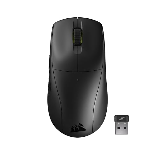 CORSAIR M75 AIR WIRELESS Ultraleichte FPS Gaming-Maus - 26.000 DPI - Ultraschnelle Eingabe - Symmetrische Form - iCUE-Kompatibel - PC, Mac - Schwarz von Corsair