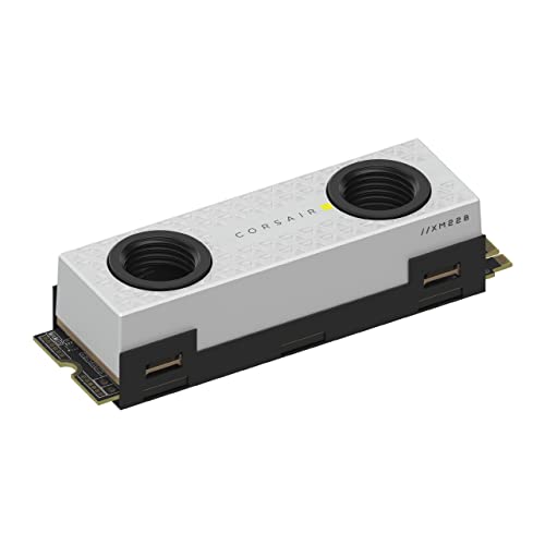 Corsair MP600 PRO XT 2TB Hydro X Edition Gen4 PCIe x4 NVMe M.2 SSD (bis zu 7.000 MB/s High-Density TLC NAND, XM2 Wasserkühler) Weiß CSSD-F2000GBMP600PHXTW von Corsair