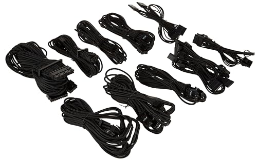 Corsair Premium Sleeved Netzteil Pro-Kabel-Set Typ4 (Generation 4-Serie) Schwarz von Corsair