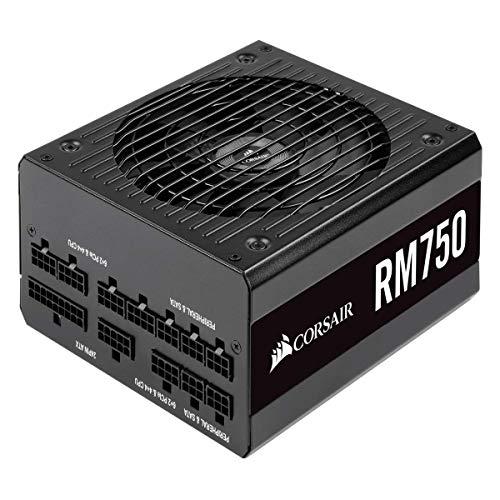 Corsair RM750 PC-Netzteil (Voll-Modulares Kabelmanagement, 80 Plus Gold, 750 Watt, EU) schwarz von Corsair