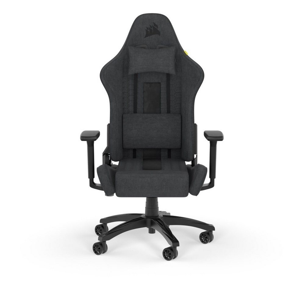 Corsair Sessel Corsair TC100 Relaxed Gaming Chair - Gamingstuhl. (Corsair TC100 Relaxed Gaming Chair), Bequemer Stoffbezug von Corsair