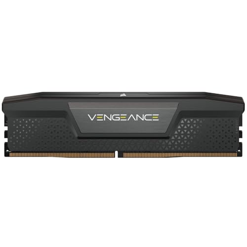 Corsair VENGEANCE SODIMM DDR5 RAM 32GB (2x16GB) 4800MHz CL40 Intel XMP iCUE Kompatibel Computer Speicher - Schwarz (CMSX32GX5M2A4800C40) von Corsair
