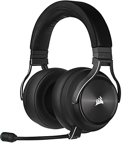 CORSAIR VIRTUOSO RGB WIRELESS XT Multiplattform-Gaming-Headset Mit Bluetooth - Dolby Atmos - Omnidirektionales Mikrofon - iCUE-Kompatibel - PC, Mac, PS5, PS4, Nintendo Switch, Handy - Schiefer von Corsair