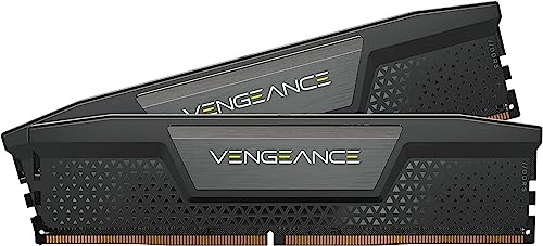 Corsair Vengeance DDR5 RAM 64GB (2x32GB) 6000MHz CL40-50-50-96 1.35V Intel XMP 3.0 Desktop-Arbeitsspeicher – Schwarz (CMK64GX5M2D6000C40) von Corsair