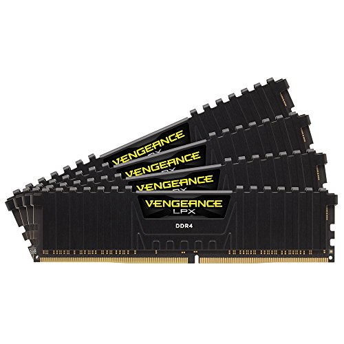 Corsair Vengeance LPX 32GB (4x8GB) DDR4 2133MHz C13 XMP 2.0 High Performance Desktop Arbeitsspeicher Kit, Schwarz von Corsair