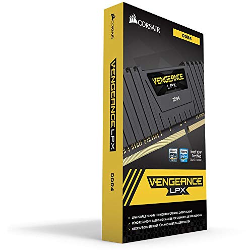 Corsair Vengeance LPX 8GB (1 x 8GB) DDR4 3200 (PC4-25600) C16 Arbeitsspeicher, AMD Ryzen optimiert - schwarz von Corsair