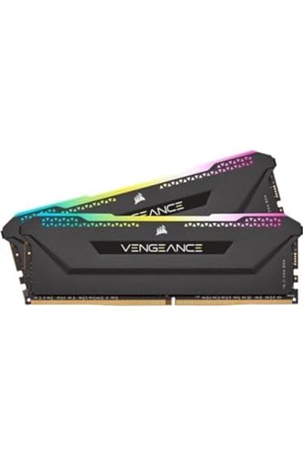 Corsair VENGEANCE RGB PRO SL 16GB (2x8GB) DDR4 3600 (PC4-28800) C18 1.35V Desktop Memory - Schwarz von Corsair