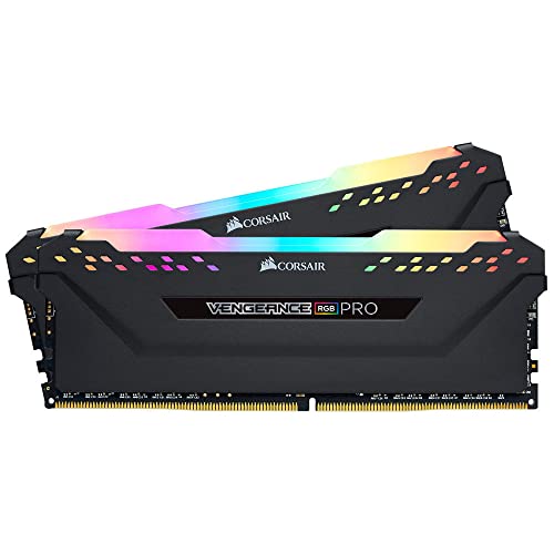 Corsair Vengeance RGB Pro 16GB (2x8GB) DDR4 3600 (PC4-28800) C16 Desktop Speicher - Schwarz von Corsair