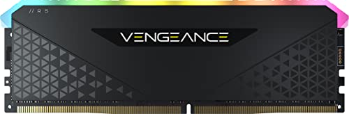 Corsair Vengeance RGB RS 8 GB DDR4 3600 MHz C18 Desktop-Speicher (dynamische RGB-Beleuchtung, enge Reaktionszeiten, kompatibel mit Intel und AMD 300/400/500-Serie) schwarz von Corsair