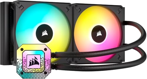 Corsair iCUE H115i Elite CAPELLIX XT Flüssig-CPU-Kühler - Zwei AF140 RGB Elite-Lüfter - 280-mm-Radiator - Intel LGA 1700, 1200, 115X, 2066, AMD AM5, AM4 - Inklusive iCUE Commander CORE - Schwarz Corsair iCUE H115i Elite CAPELLIX XT Flüssig-CPU-Kühler - Zwei AF140 RGB Elite-Lüfter - 280-mm-Radiator - Intel LGA 1700, 1200, 115X, 2066, AMD AM5, AM4 - Inklusive iCUE Commander CORE - Schwarz von Corsair