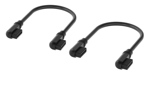 Corsair iCUE LINK Kabel - 2x 135mm Slim 90° - Schwarz von Corsair