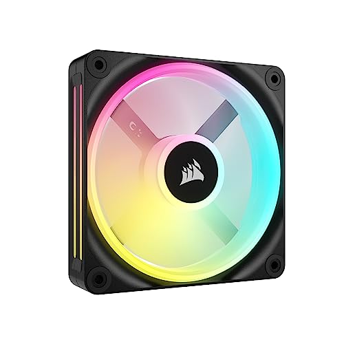 Corsair iCUE LINK QX120 RGB 120mm Magnetic Dome RGB Lüfter - Schwarz von Corsair