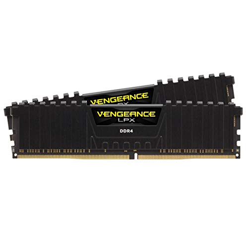 Corsair Vengeance LPX 16GB (2x8GB) DDR4 3000MHz C16 XMP 2.0 High Performance Desktop Arbeitsspeicher Kit, Schwarz von Corsair