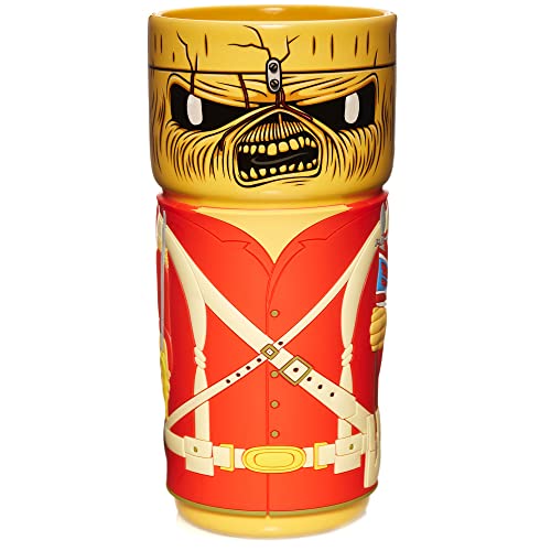 CosCups von Numskull Iron Maiden Eddie The Trooper Keramiktasse mit Gummihülle, 400 ml – Offizieller Iron Maiden Merchandise von CosCups